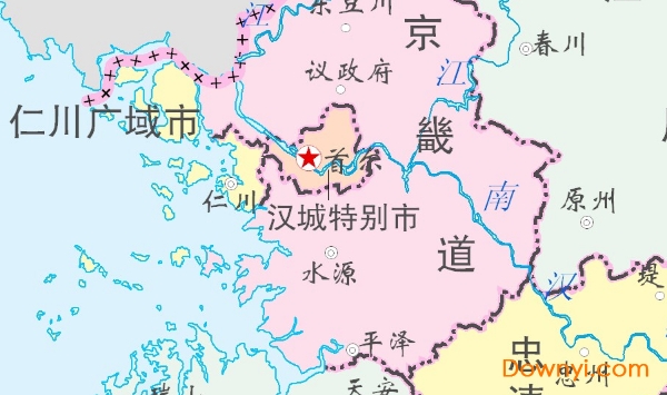 韩国地图全图高清版