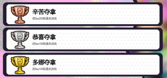 多娜多娜成就攻略