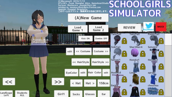 School Girls Simulator Mod学校女生模拟器mod版