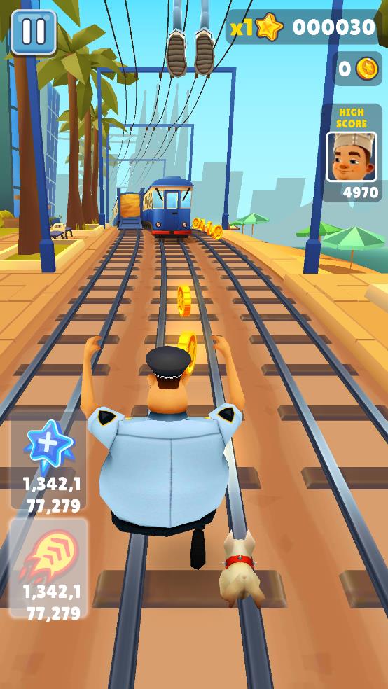 地铁跑酷国际服破解版无限跳(Subway Surf)