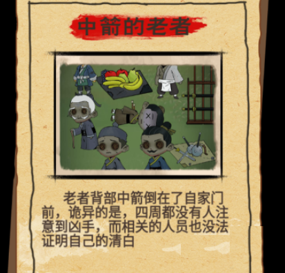 找茬侦探家中箭的老者关卡解谜攻略