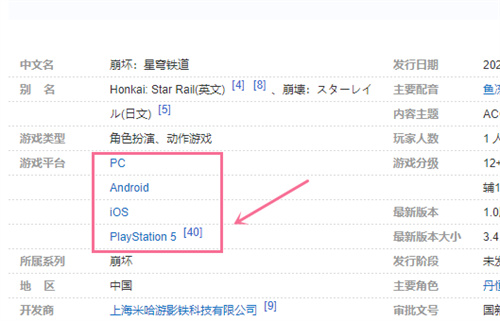 崩坏星穹铁道PS5能玩吗