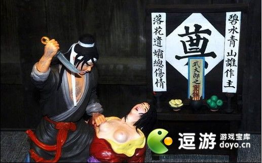 景区建武松杀嫂祭兄雕塑
