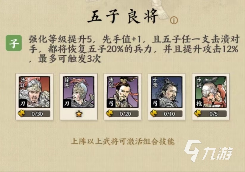 名将之弈五子良将好用吗