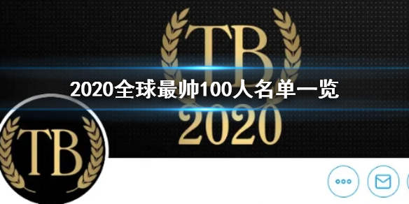 2020全球最帅100人冠军是谁