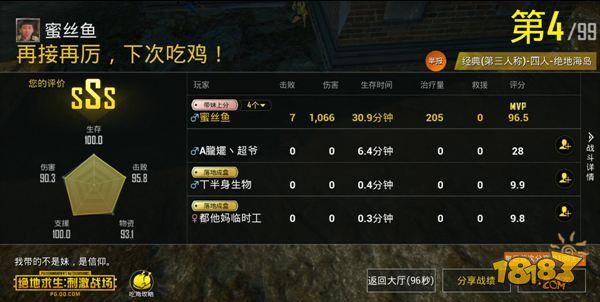 绝地求生：刺激战场-队友全都落地成盒