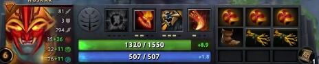 【Dota2】7.20新版哈斯卡 自带推推加天堂