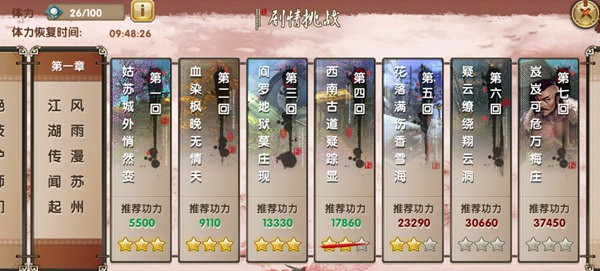 剧情挑战