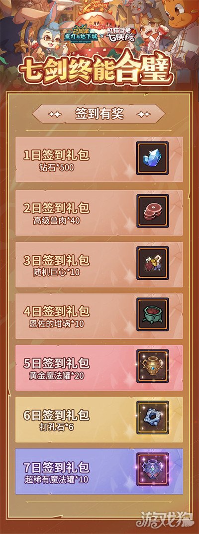 提灯与地下城2周年签到活动攻略