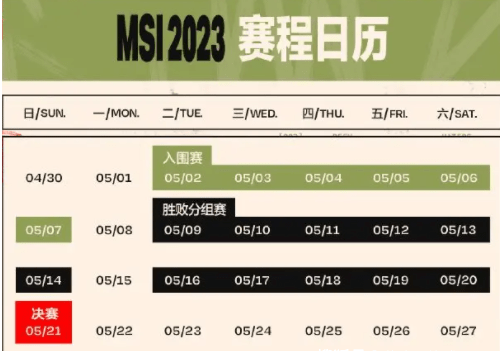 msi季中赛2023赛程什么队伍进入决赛