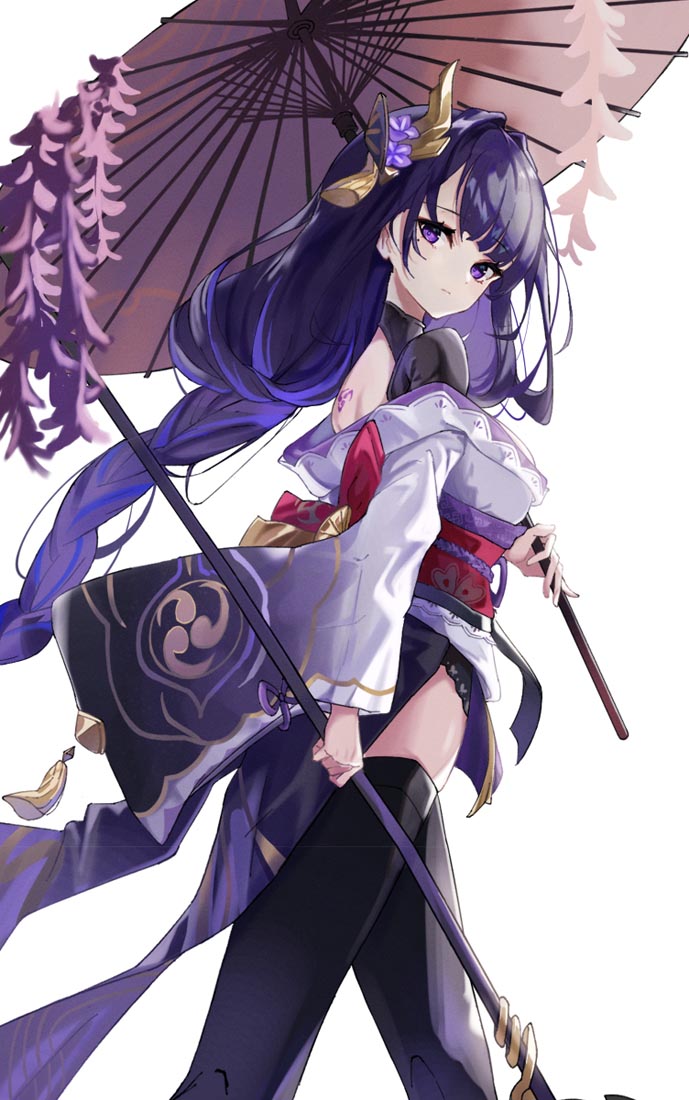 原神女角色去掉所有服装小内无爱心雷电将军