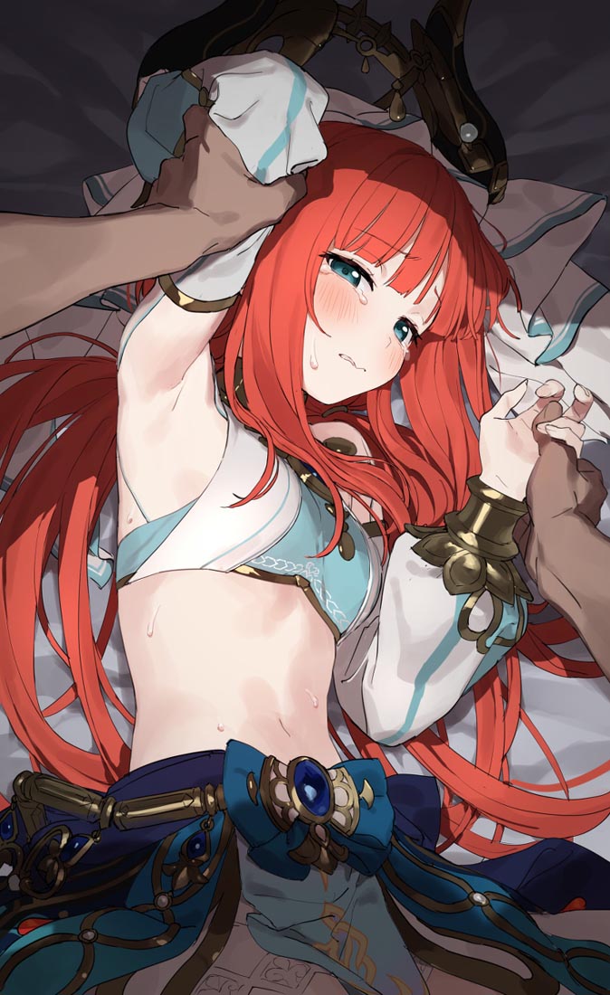 原神妮露掀自己的副乳图