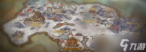 魔兽世界详细地图