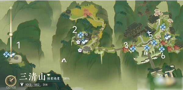 逆水寒手游御鹤逐花的位置在哪