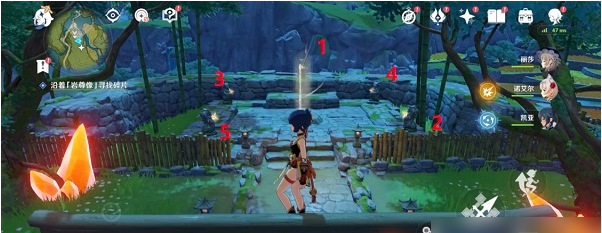 原神沿着岩尊像寻找碎片任务怎么做3