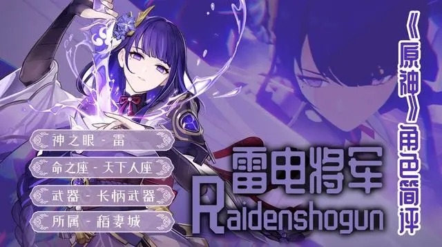 原神雷电将军圣遗物搭配推荐