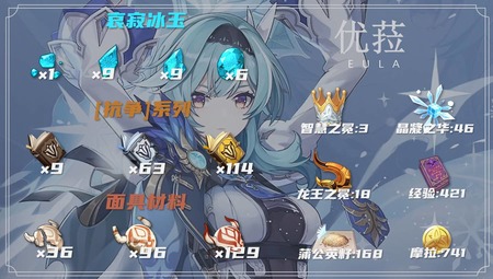 原神优菈突破材料清单一览