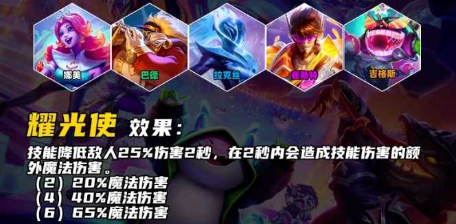 云顶之弈S10耀光使羁绊效果介绍